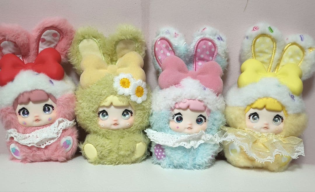 nommi　立ち耳4点セット　スイートハートバニー