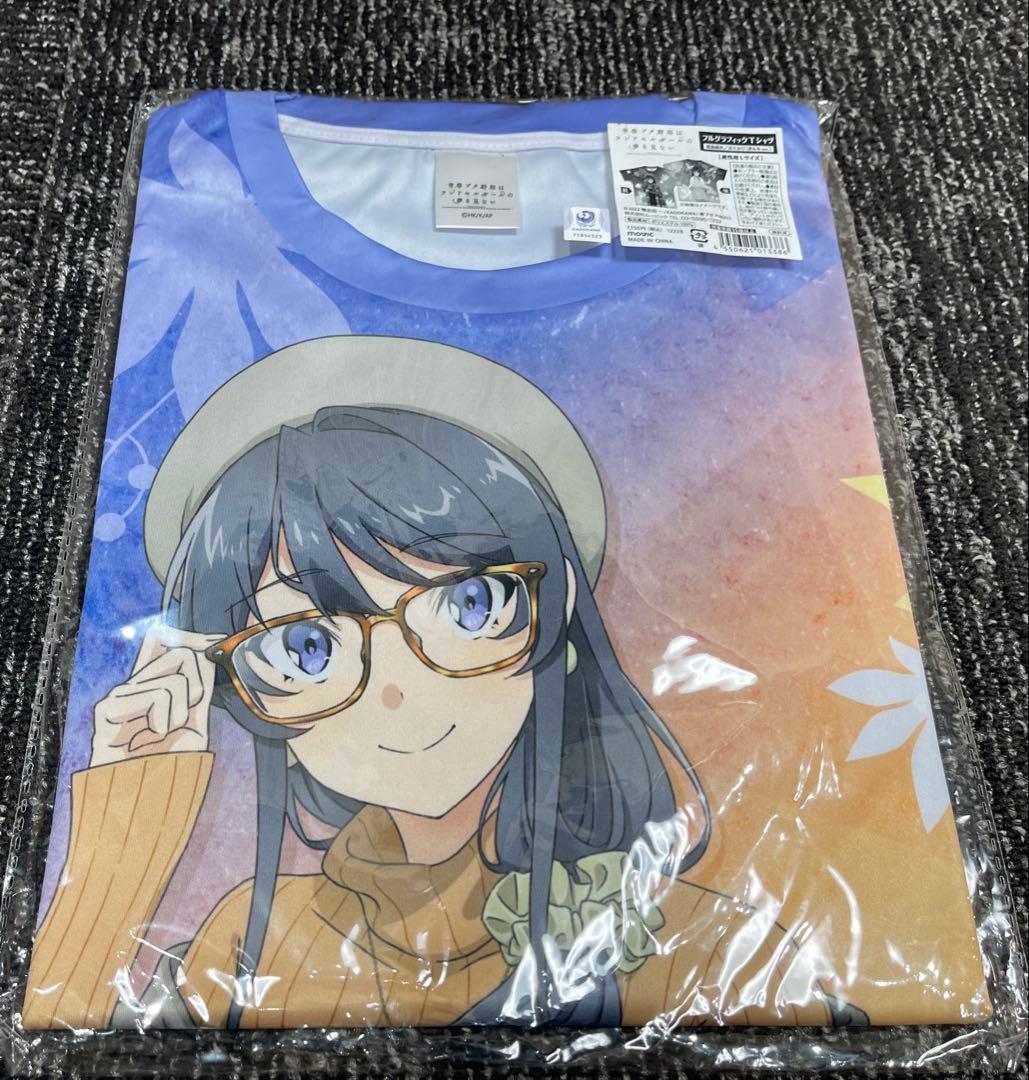 5-1122-17 青春ブタ野郎　桜島麻衣　フルグラフィックTシャツ