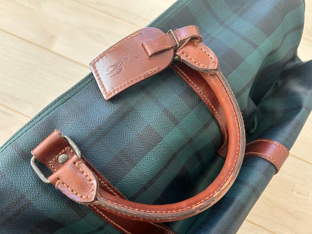 POLO Ralph Lauren ボストンバッグ チェック柄