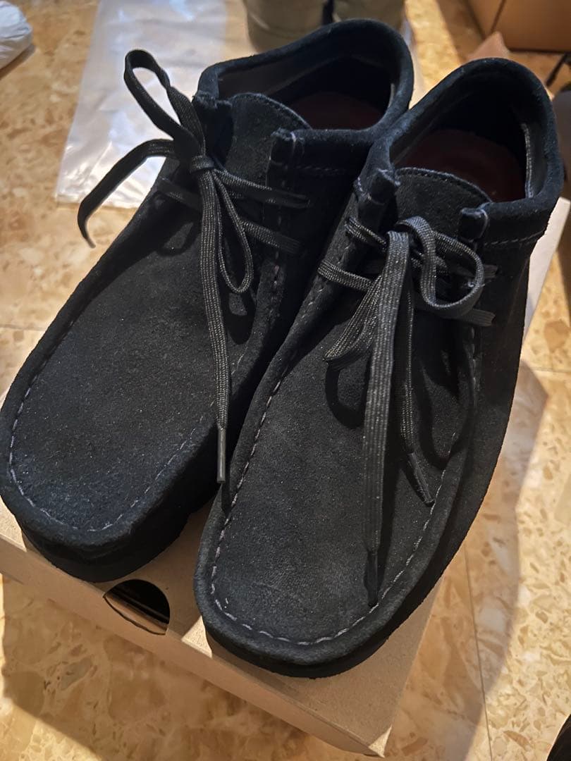 clarks wallabee gtx ワラビーゴアテックスブラック