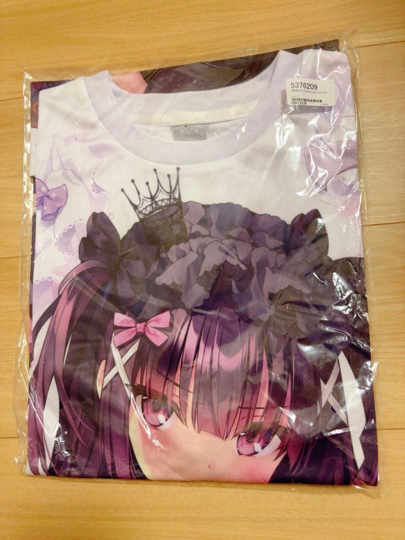 希少　新品　るび様 クロエちゃん フルグラフィックTシャツ Tシャツ　Lサイズ