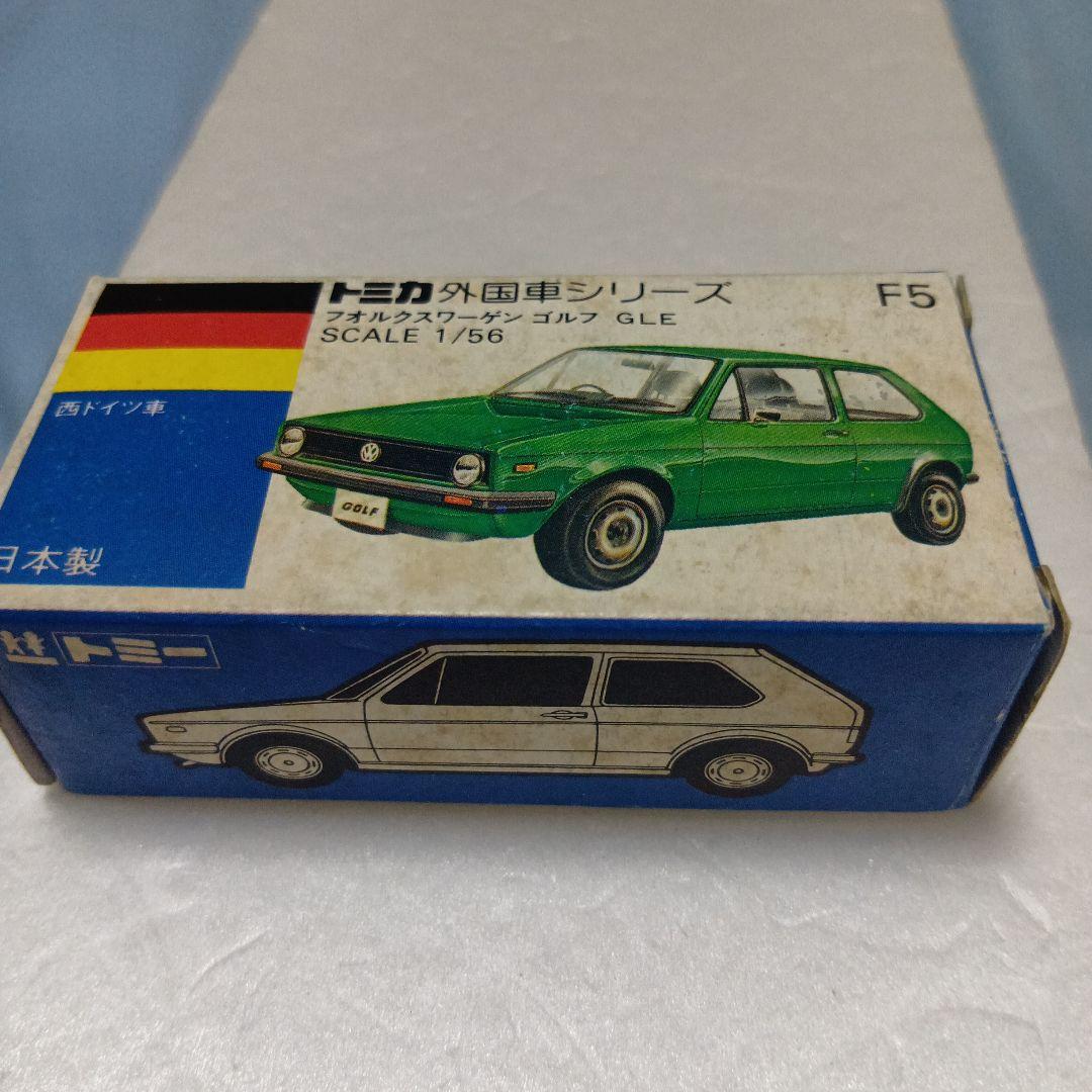 トミカ青箱　フォルクスワーゲン ゴルフ GLE 1/56　日本製　外箱共に極上品