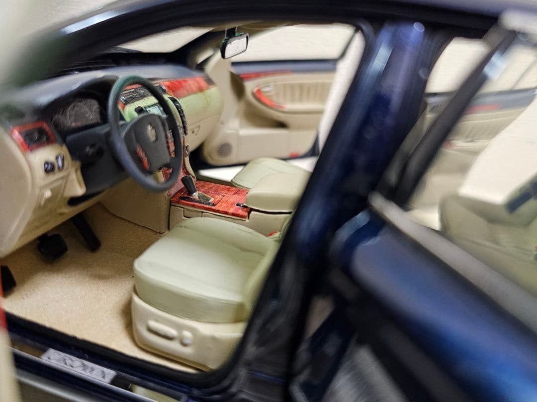 トヨタ 18クラウン ミニカー ダークブルー