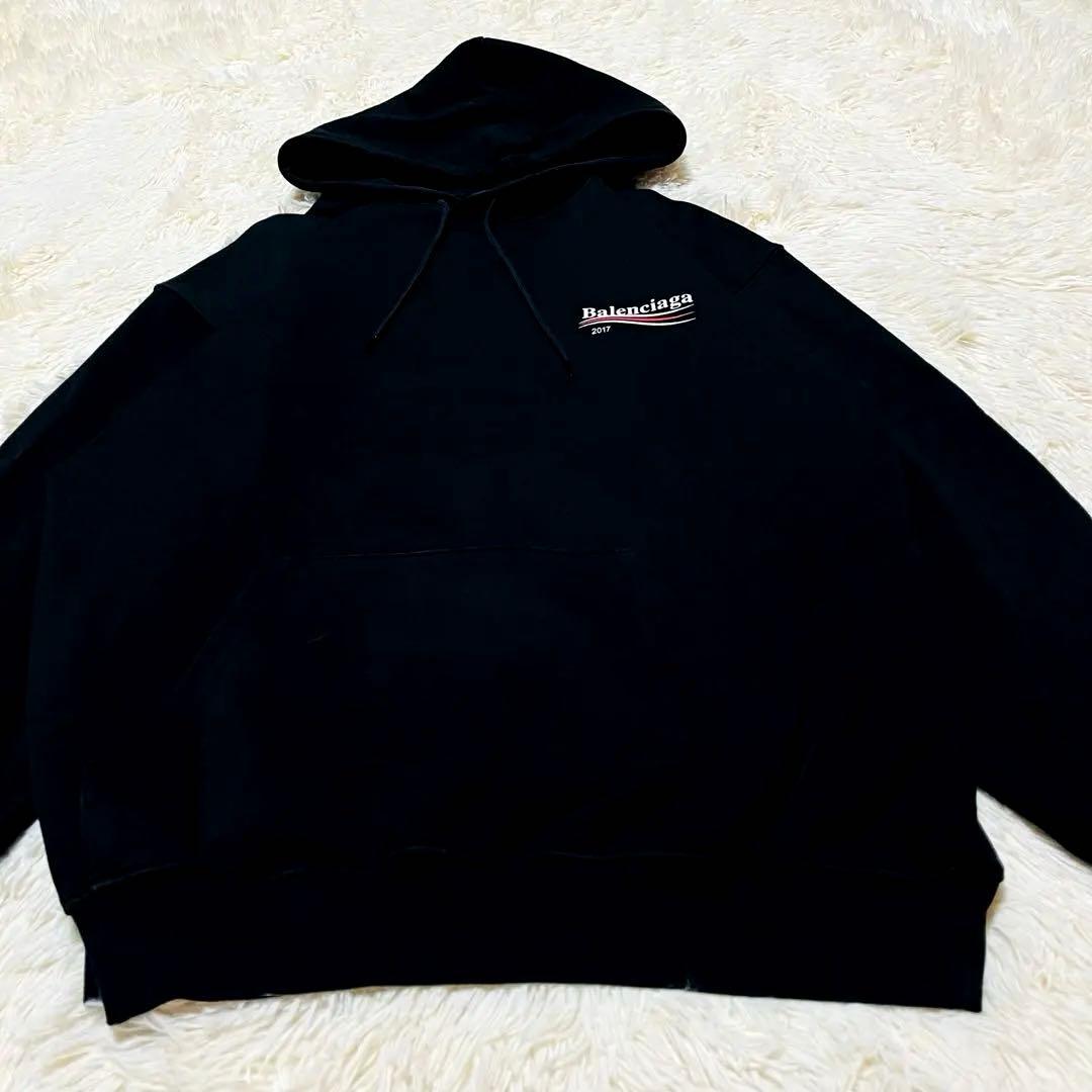 BALENCIAGA バレンシアガ 100周年記 キャンペーンロゴ パーカー