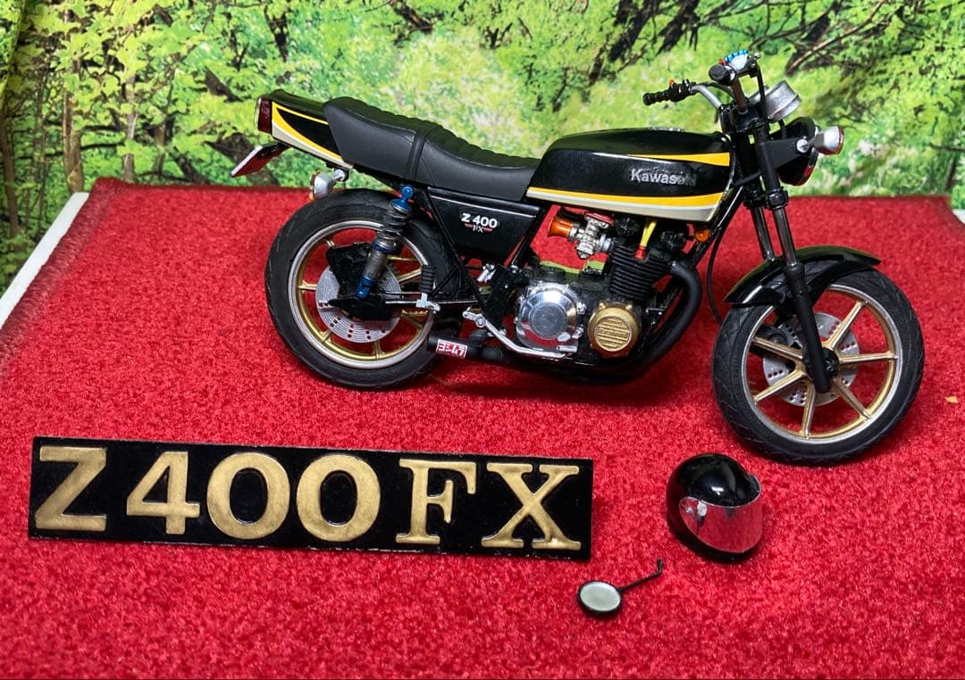 え？さん専用アオシマ★Z400FXタイガーカラー製作品(素人作品)★