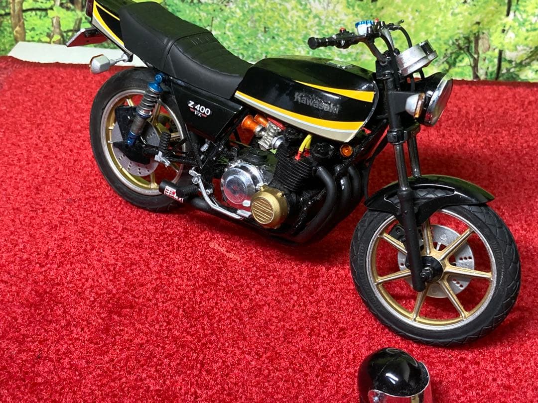 え？さん専用アオシマ★Z400FXタイガーカラー製作品(素人作品)★
