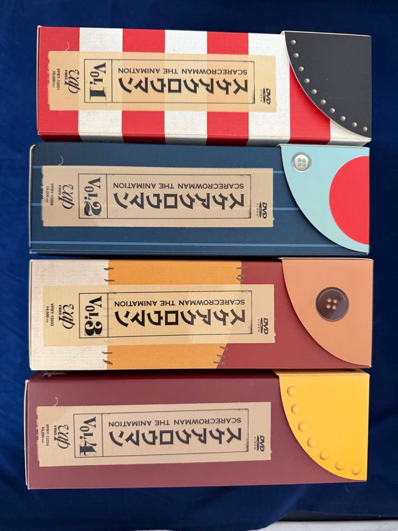 廃盤　スケアクロウマン DVD 全4巻セット フィギュア付属　Tシャツ付