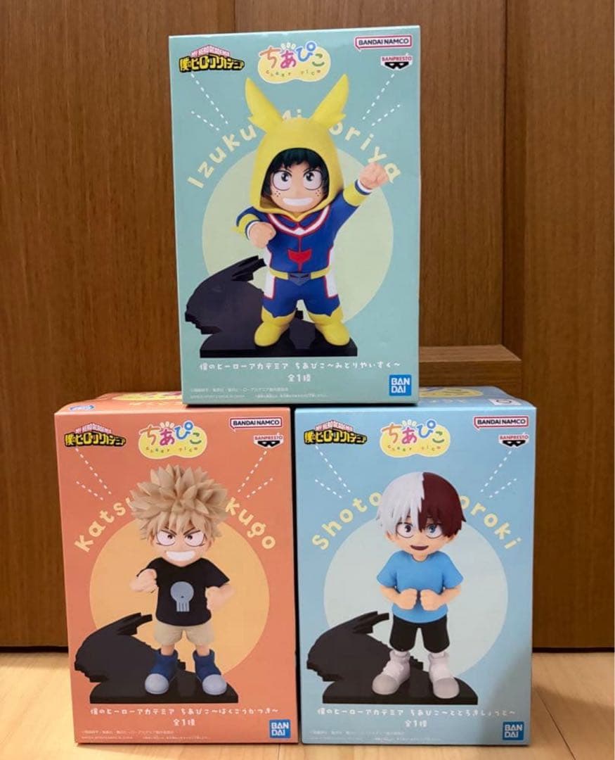 僕のヒーローアカデミア　ちあぴこ　フィギュア　 3種セット