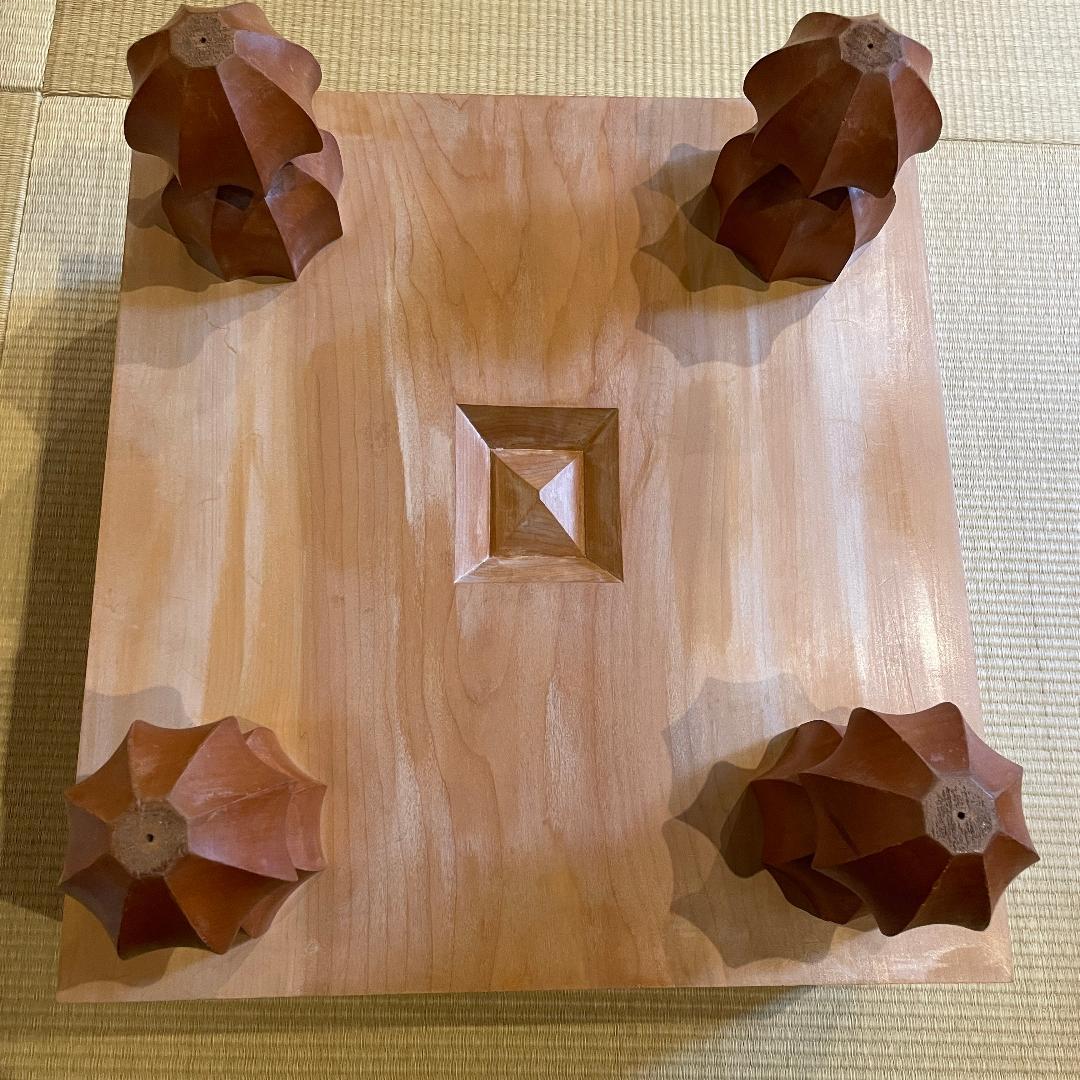 碁盤 本榧 5.7寸 碁石付きセット 桐カバー及び桐碁笥箱付き K2467