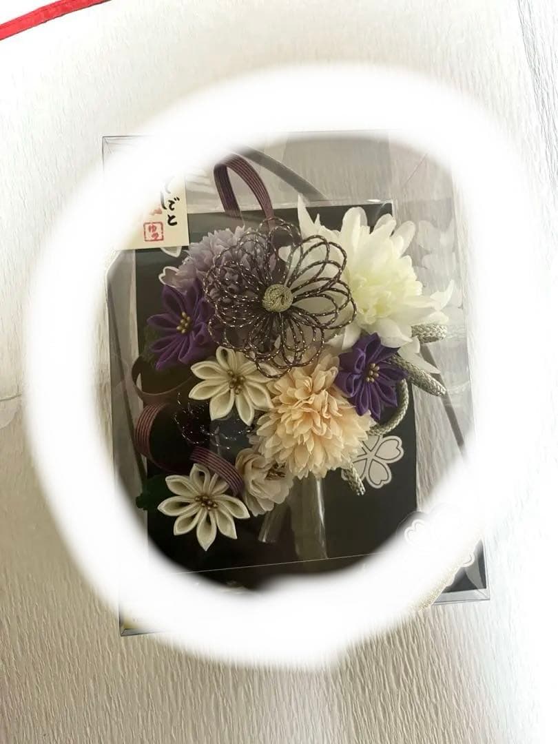 【美おり】振袖 正絹 振袖フルセット 7点セット 成人式 桜文様 くすみブルー