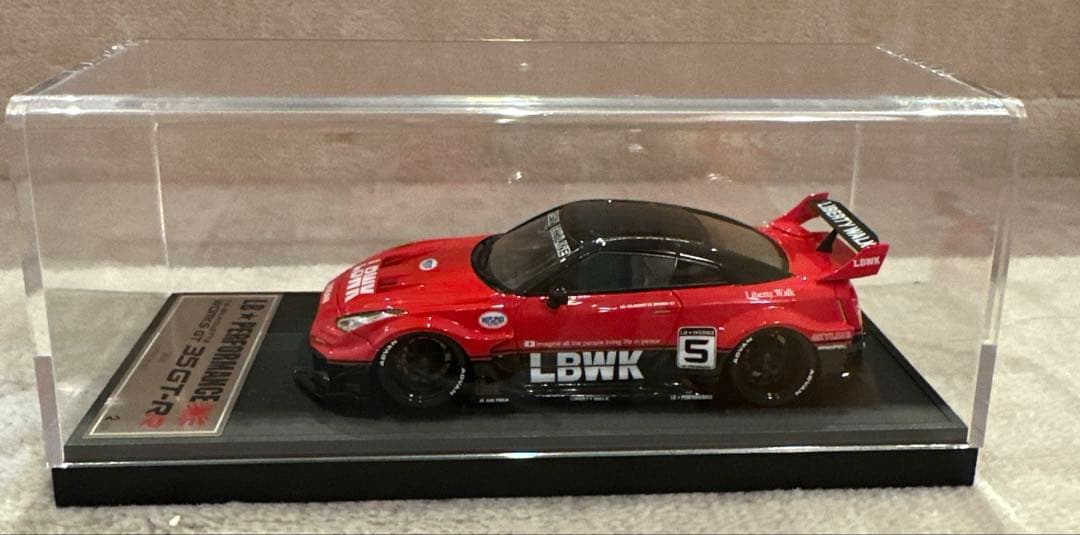 LBWK 35GT-R 1/43赤　LB⭐︎PERFORMANCE【限定2/20】
