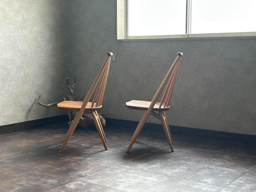 柏木工 KASHIWA シビルチェアチェア　2脚 ジャパニーズ nYZ