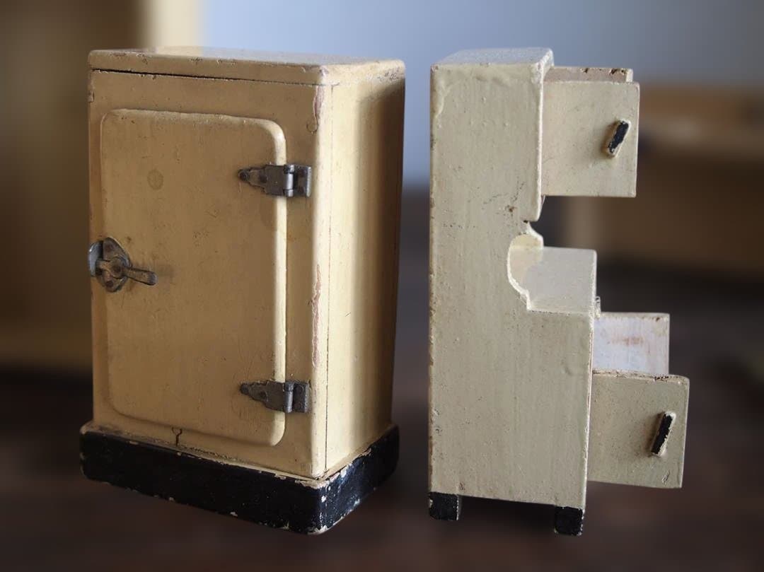 木製ドールハウス 家具 6点セット キッチン ミニチュア アンティーク/K321