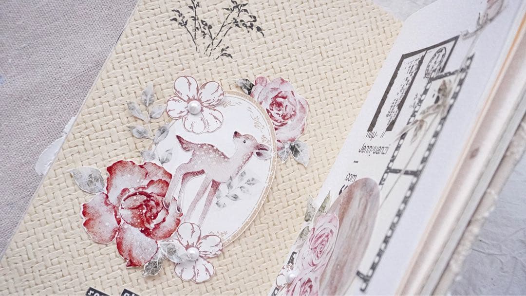 ⭐️SALE⭐️媛子文创《花鹿小径》海外マスキングテープ　マステ 【2561】