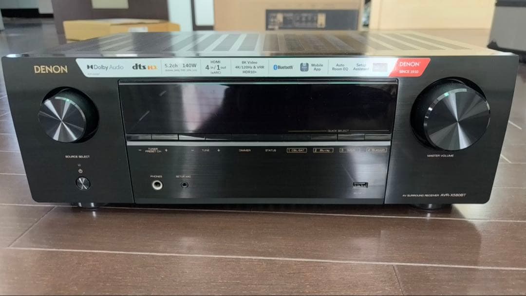 【完動品美品】DENON AVR-X580BT AVアンプ
