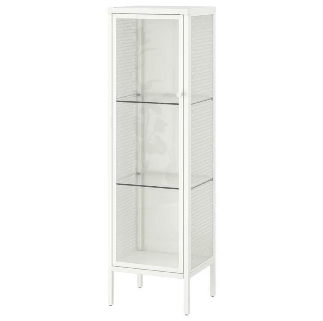 IKEA BAGGEBO バッゲボー ガラス扉 キャビネット 完成品