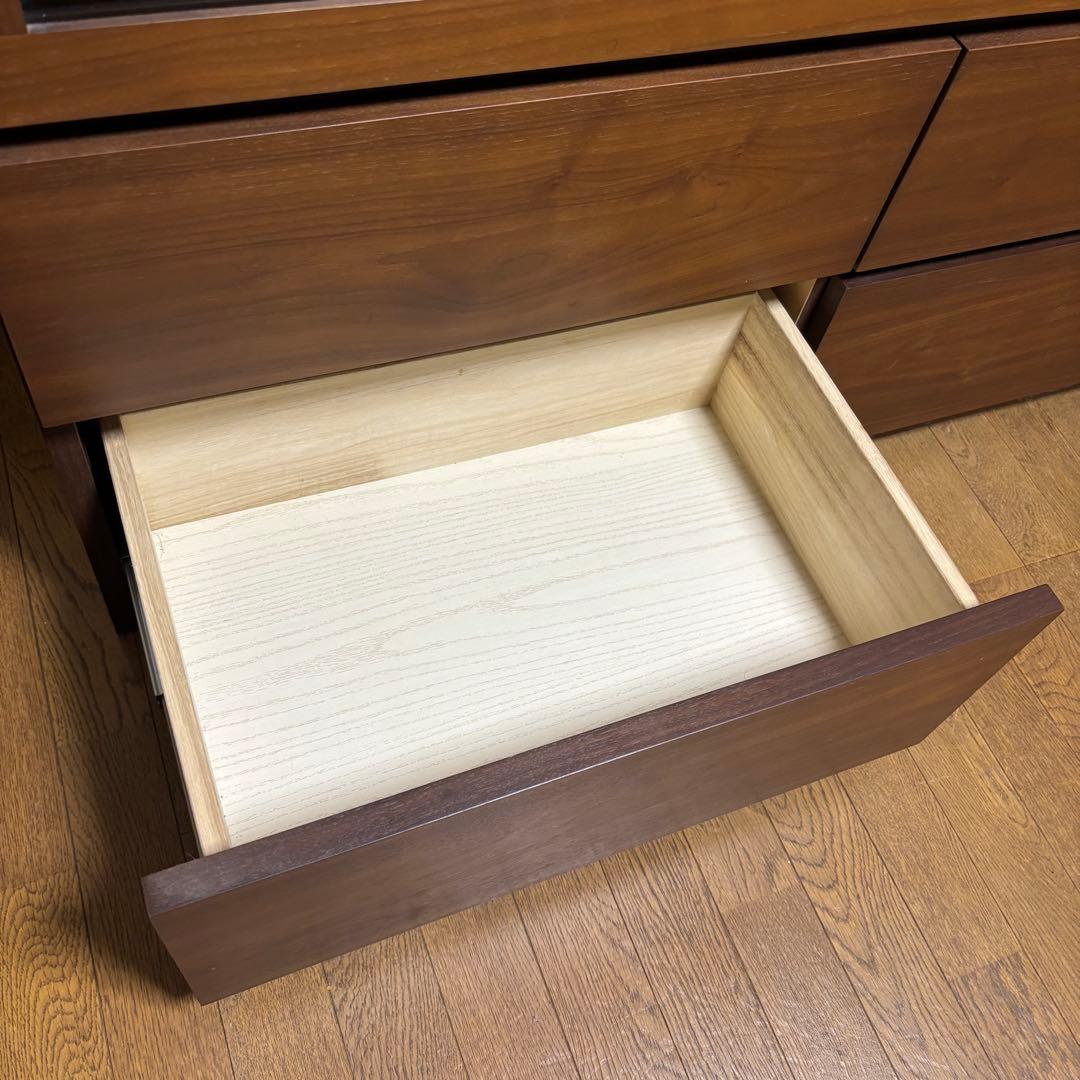 dinos Volga ヴォルガ ウォルナットシリーズ テレビ台(チェスト付)