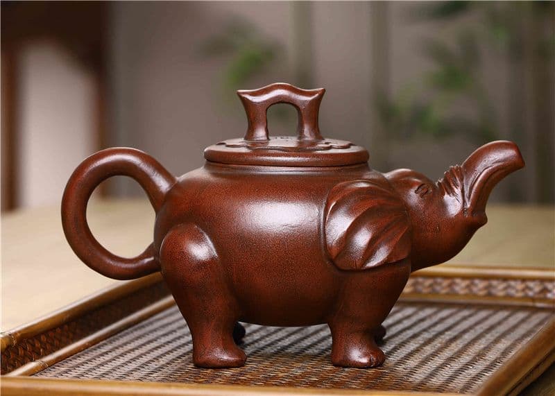 象です壺 中国茶 茶器 茶壺 宜興 紫砂急須・茶道具