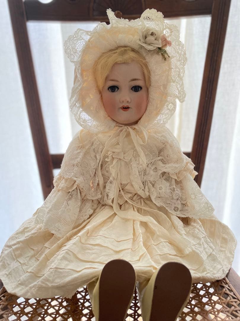 ドイツ製アンティーク　ビスクドール　アーモンドマルセル