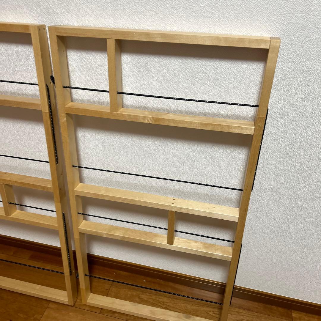 IKEA ラック　棚　本　木製オープンシェルフ