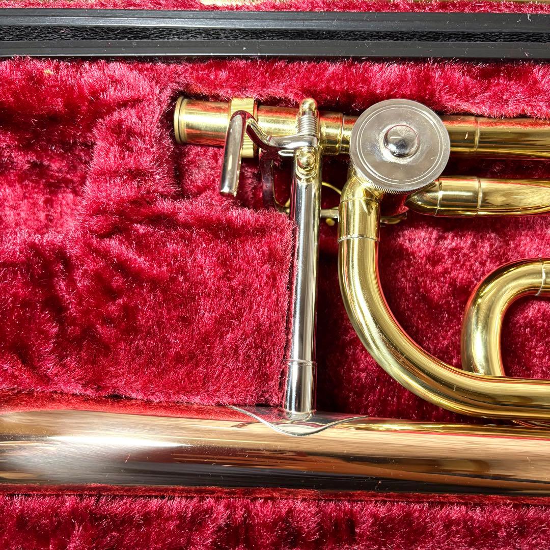 美品　ヤマハYSL-3540R テナーバストロンボーン マウスピース付　メッキ