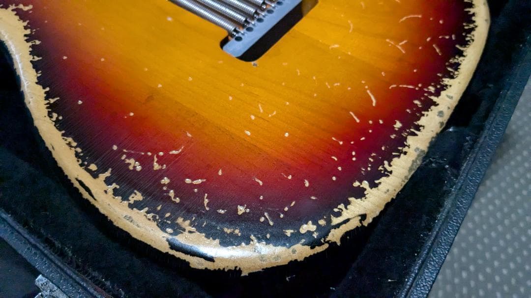 ◆ CustomElectrolic Relic SunburstStrato◆