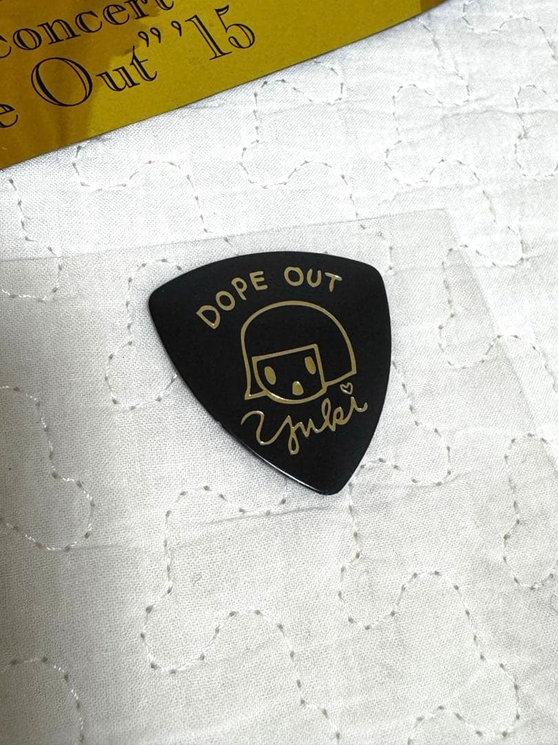 YUKI 本人使用 ギター ピック 2015  Out ツアー