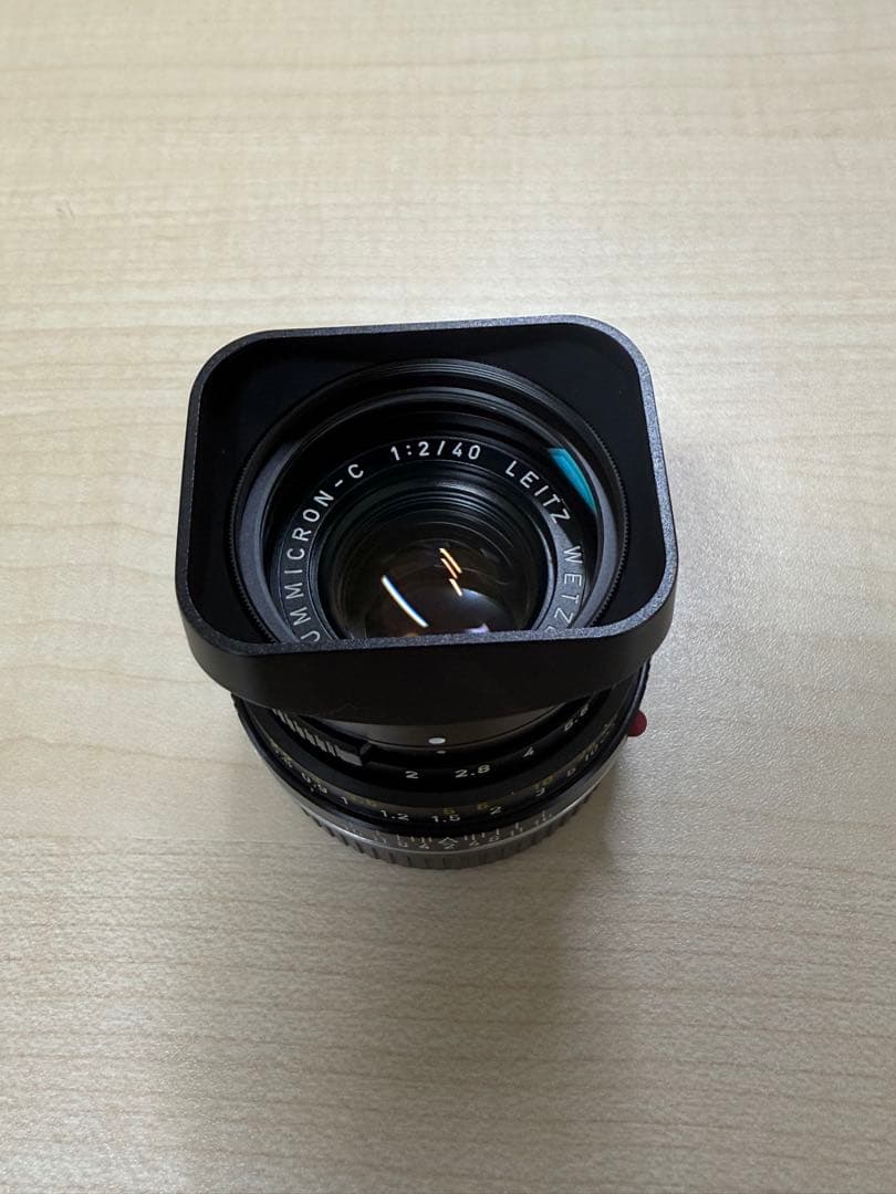 LEICA SUMMICRON-C 40mm F2 ★アルミフード付き