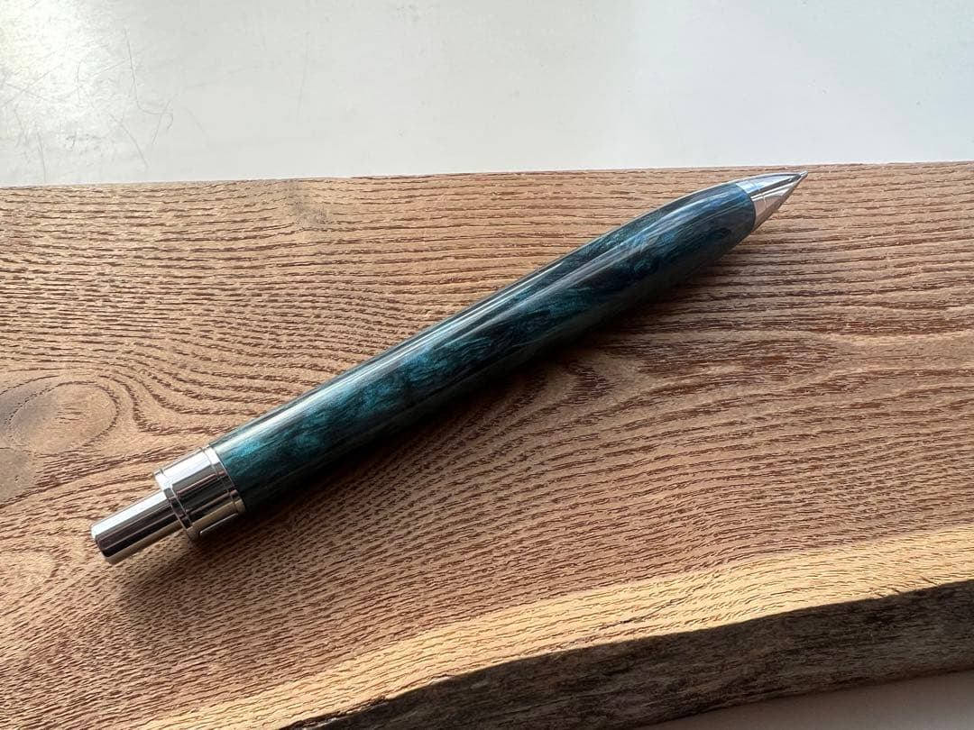 【新品・未使用】金杢犀　シャープペンシル　レジン silver MP