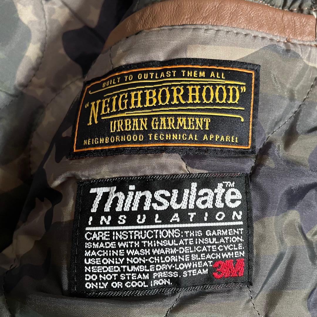 ネイバーフッド レザージャケット ライダース 馬革 ホースハイド シンサレート