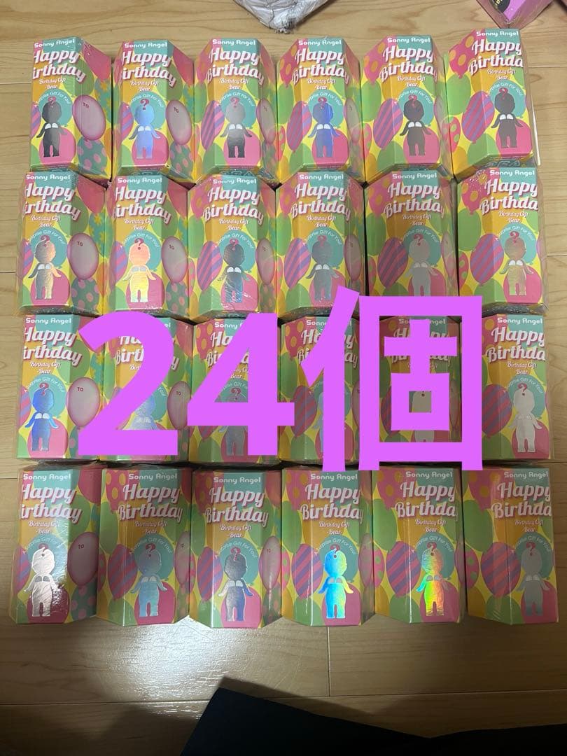 【24個セット】ソニーエンジェル　ハッピーバースデー