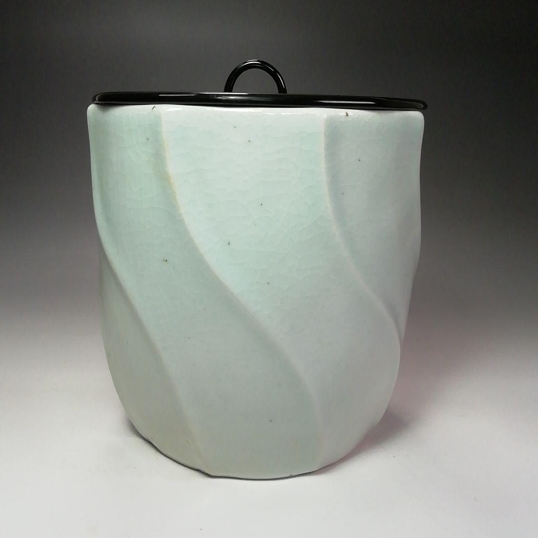 Ｓ５６０　水指　『慶州窯』　共箱　茶道具