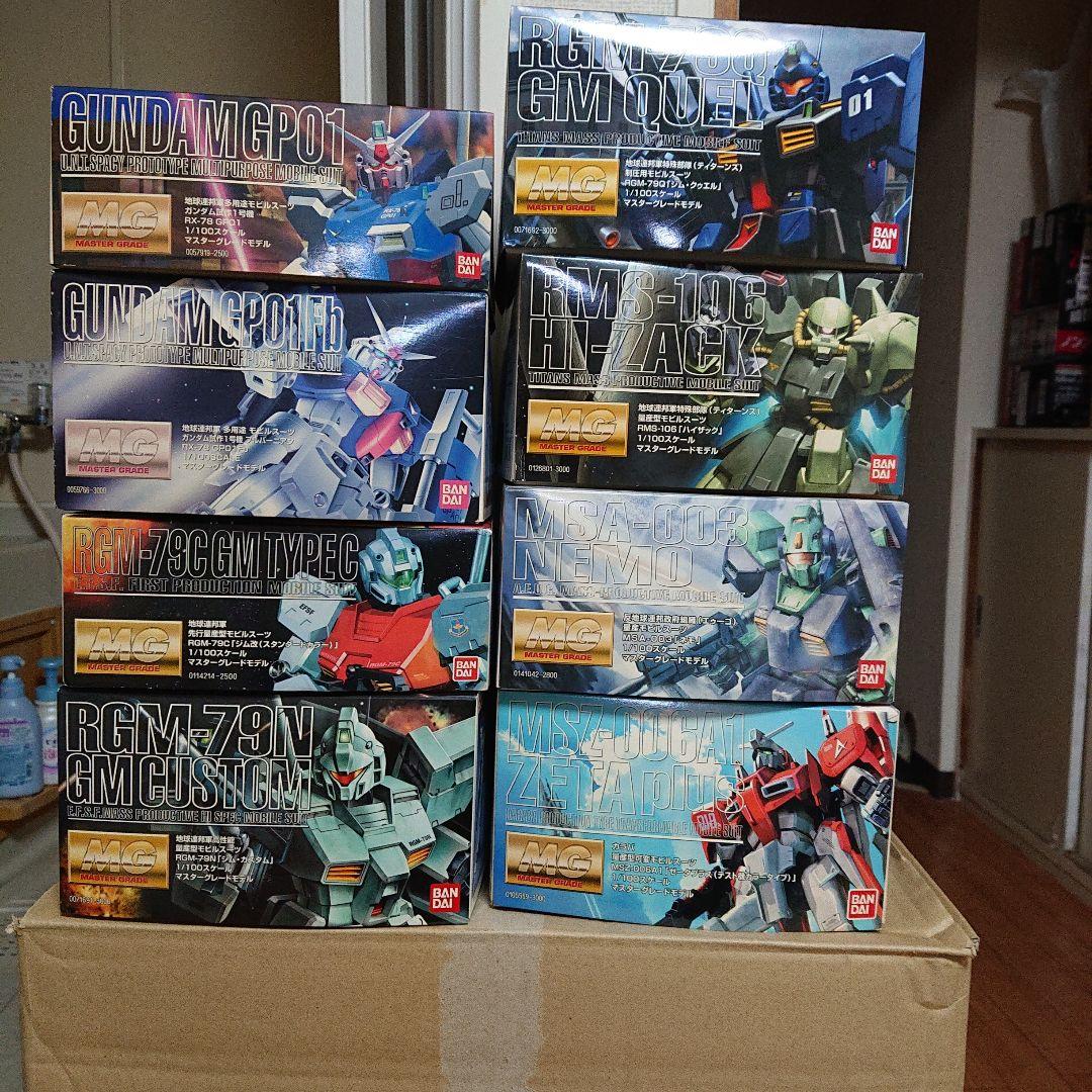 MG ガンプラ ガンダム試作1号機やフルバーニアンなど8点セット