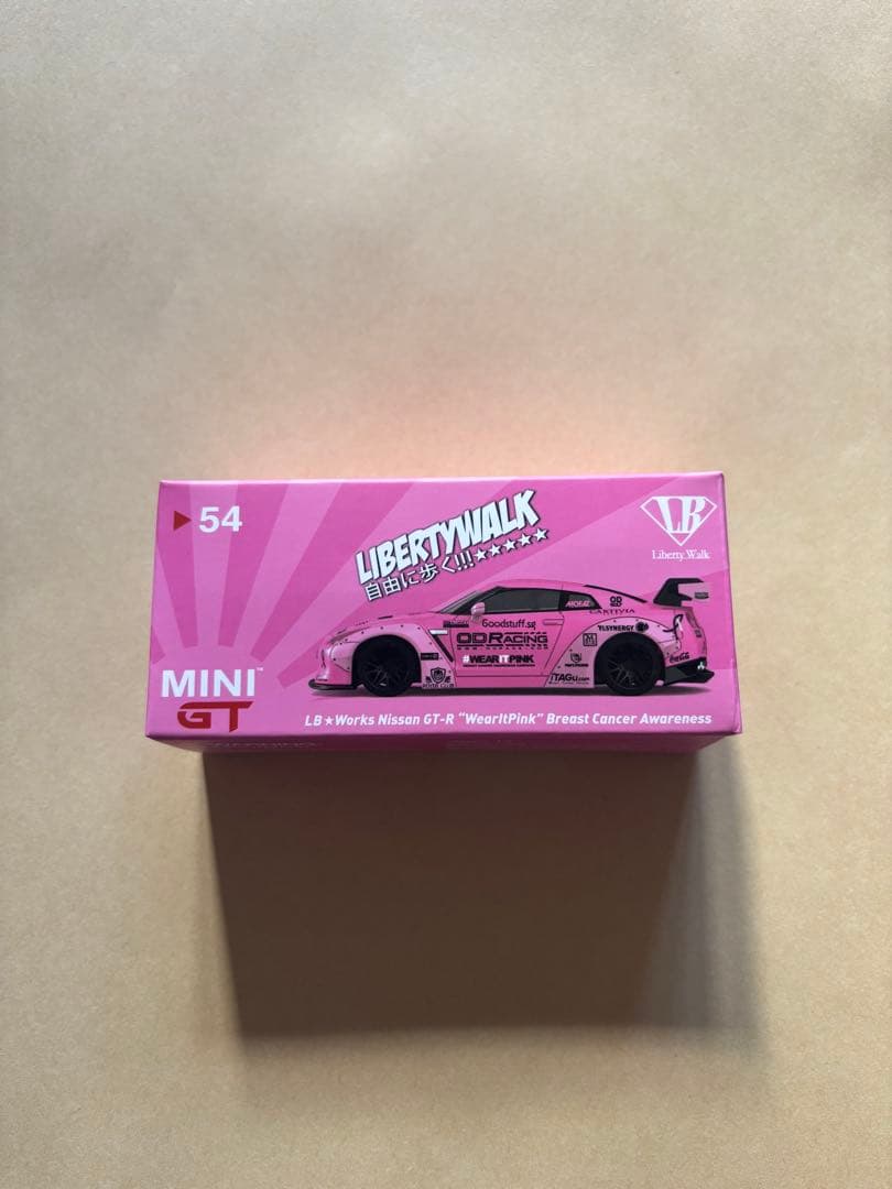 MiNiGT LBWORKS Nissan GT-R pink マレーシア限定