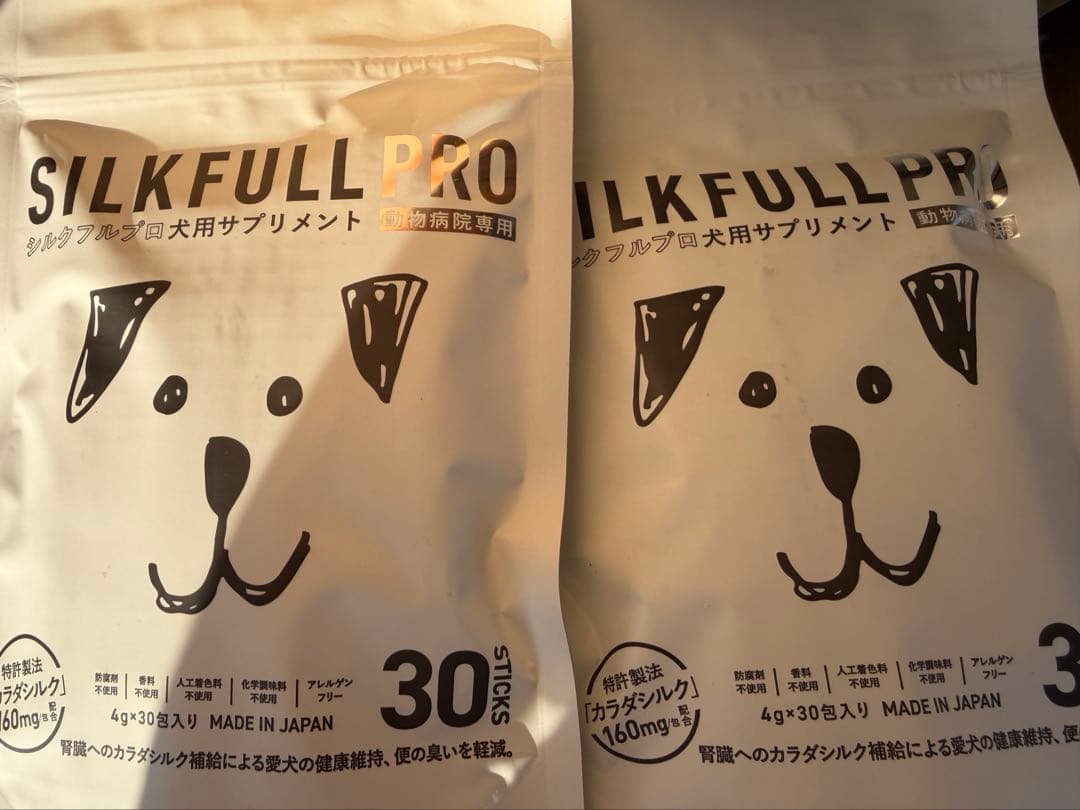 SILKFULL PRO 犬用サプリメント 4g×30包×2
