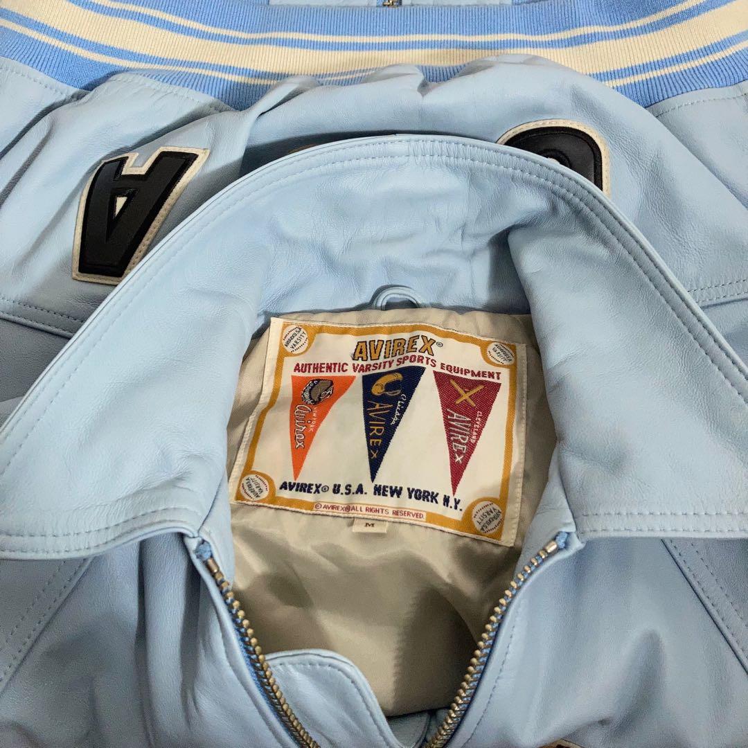 【Kaneee KEIJU着用】AVIREX レザージャケット 羊革 ラッパー.