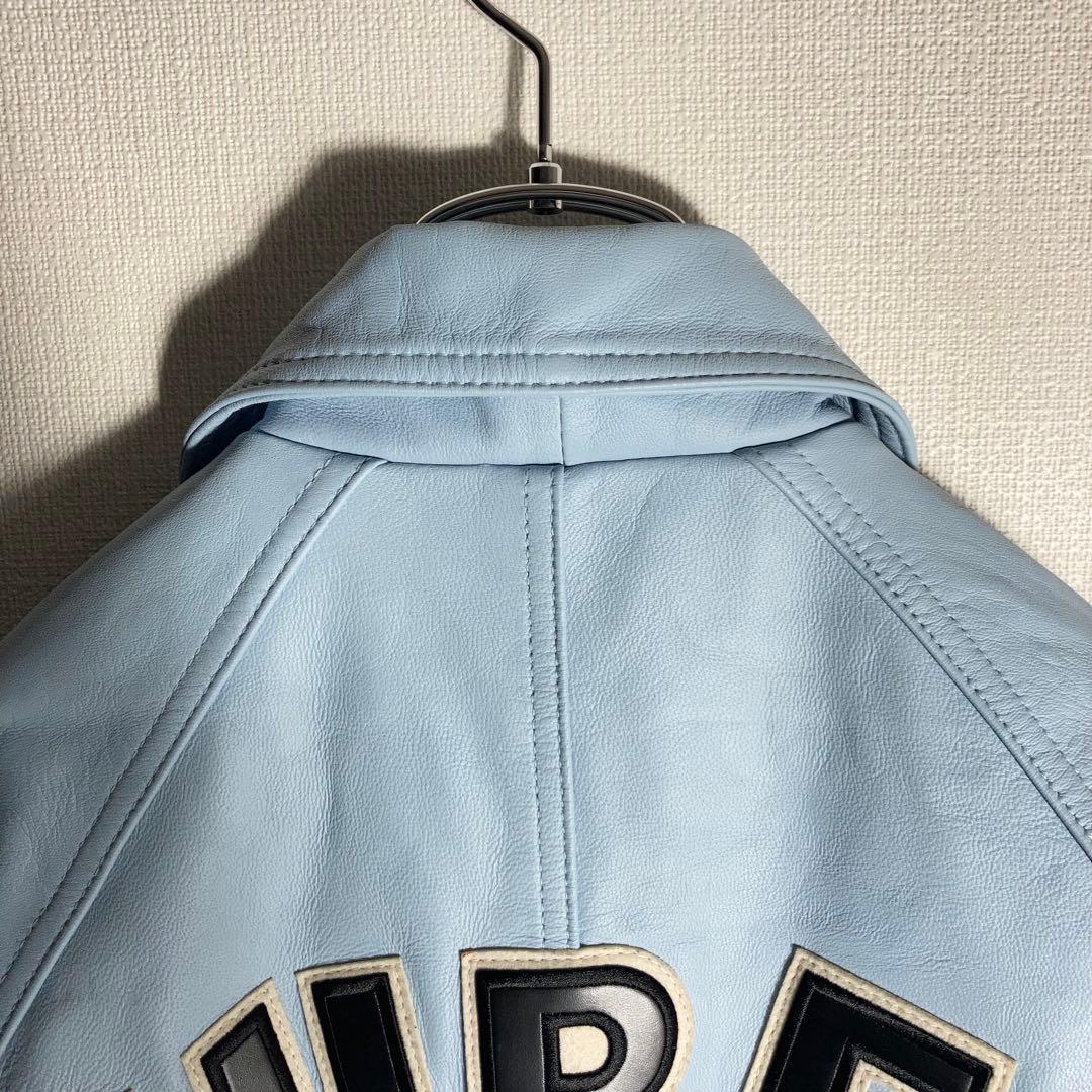 【Kaneee KEIJU着用】AVIREX レザージャケット 羊革 ラッパー.