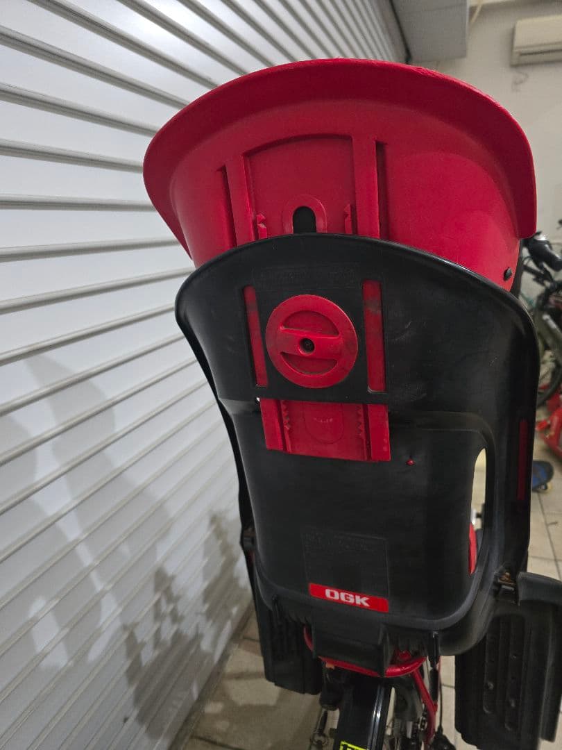 Panasonic 電動アシスト自転車 赤 チャイルドシート付き