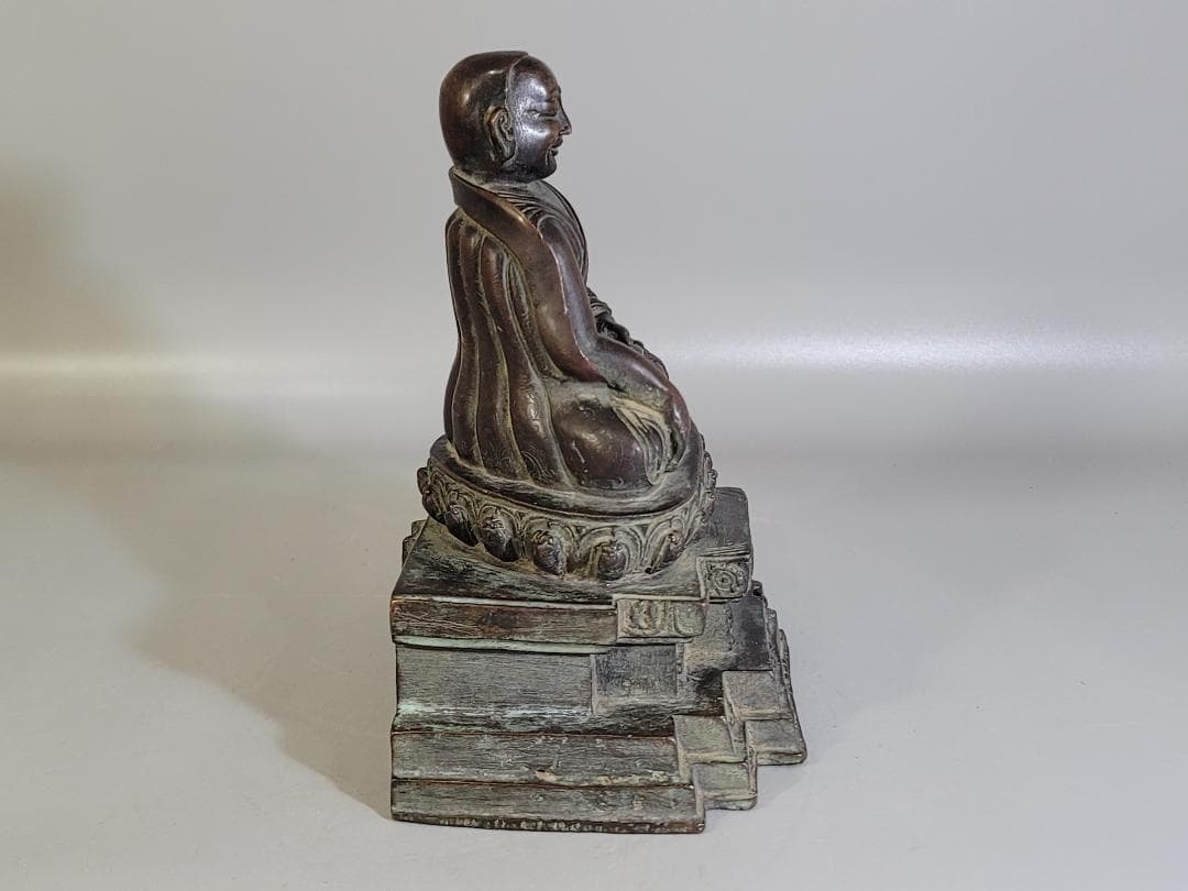 仏教美術 中国 銅 釈尊坐像