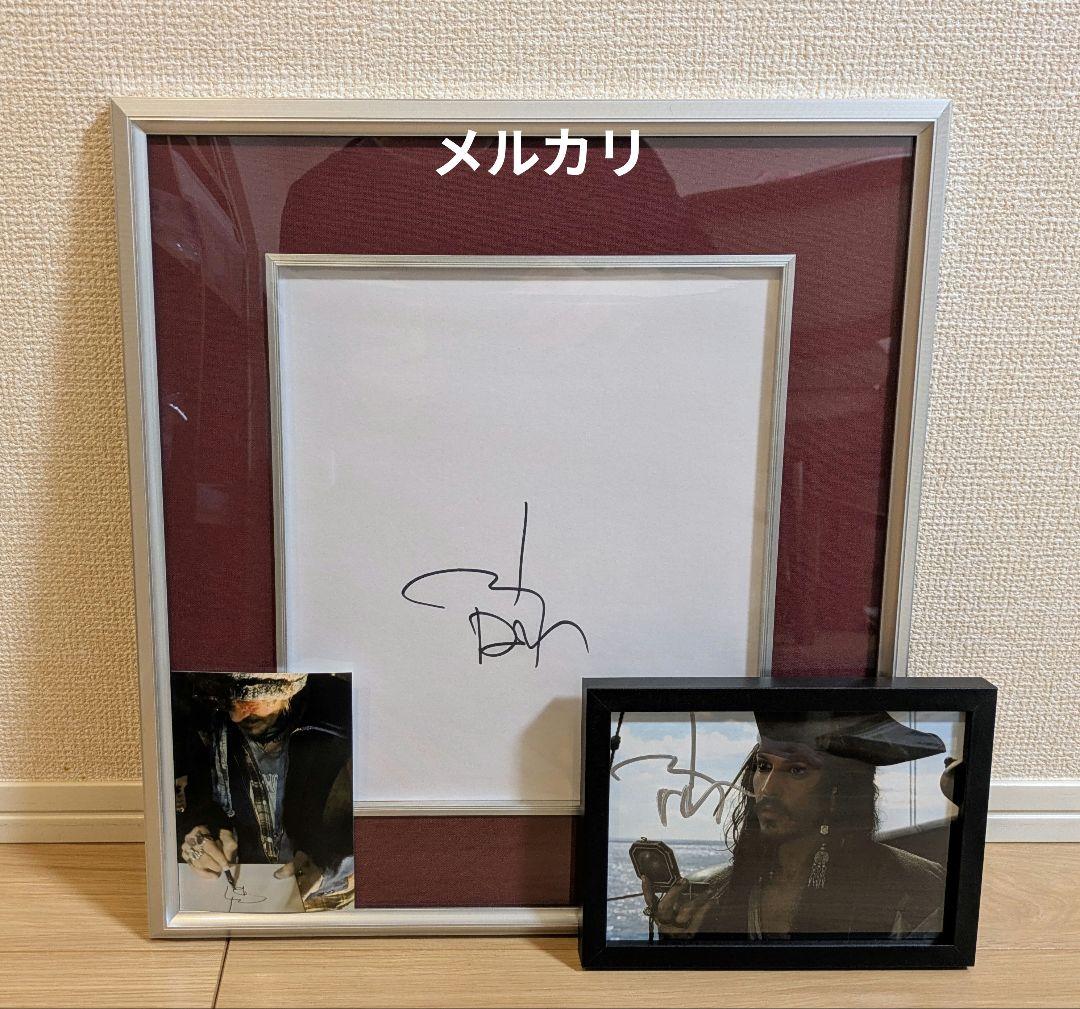 ジョニー・デップ　直筆サイン写真　東京コミコン　パイレーツ・オブ・カリビアン