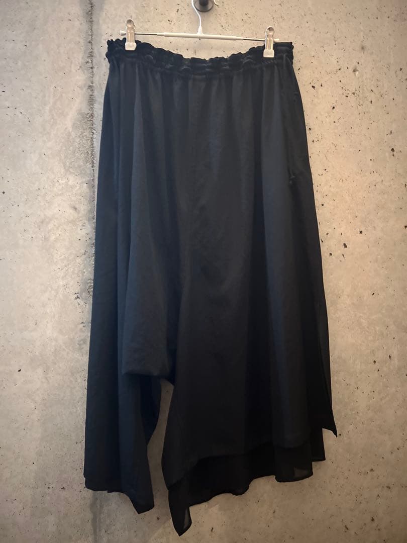 YOHJIYAMAMOTO アシンメトリーサルエルパンツ