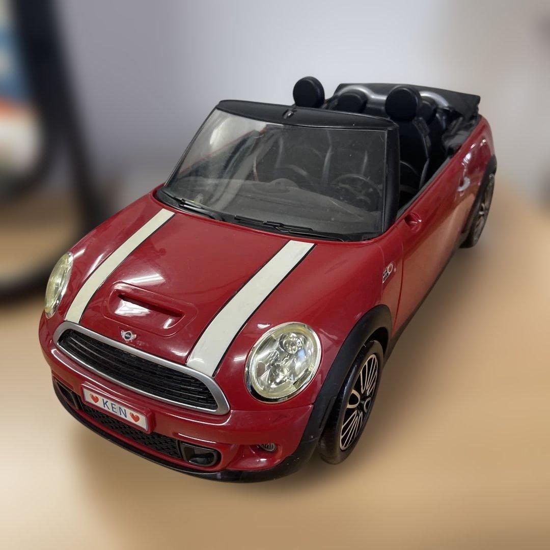 値下げ！バービー　ケン　ミニクーパー 赤 オープンカー 【ジャンク】