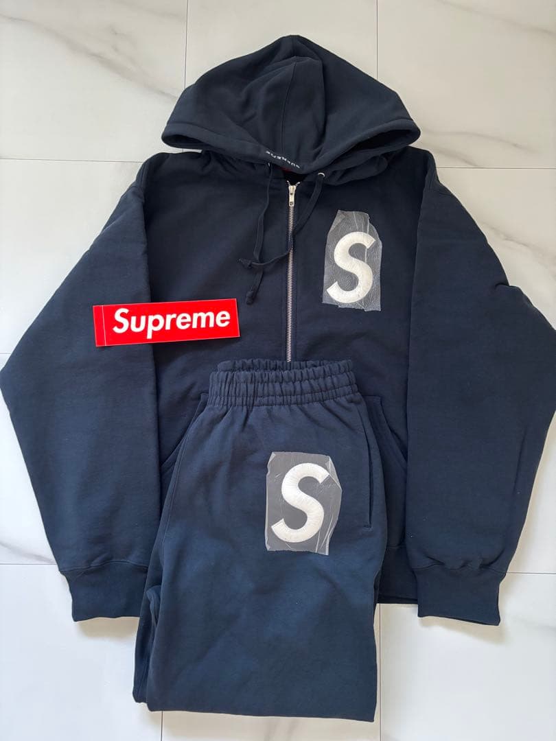 トップス S Logo Zip Up Hooded Sweatshirt