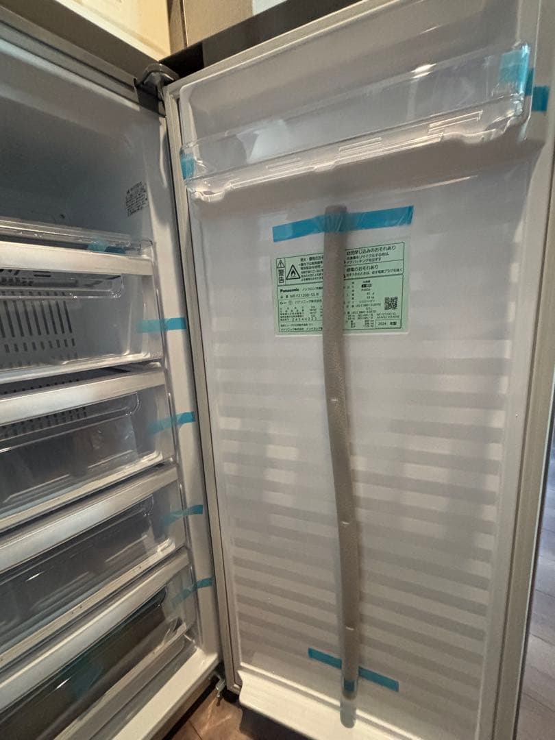 値下げ中！【新品未使用】パナソニック冷凍庫 121L