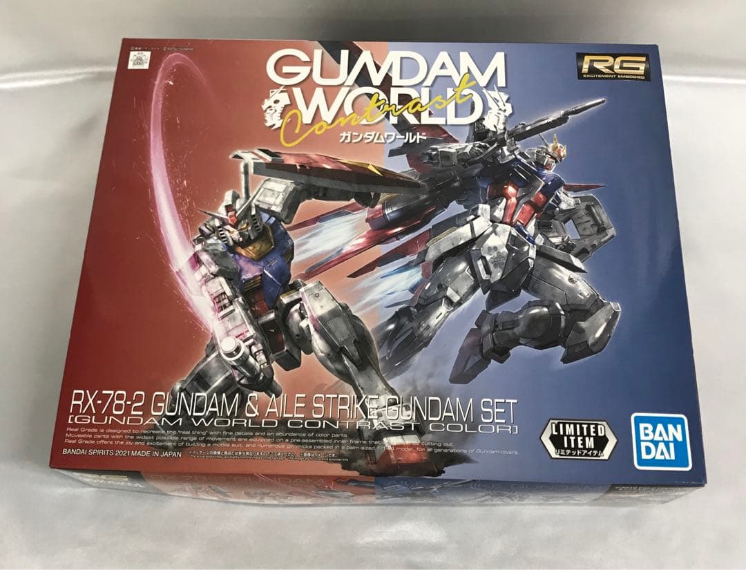 RG RX-78-2ガンダム GAT-X105エールストライクガンダム