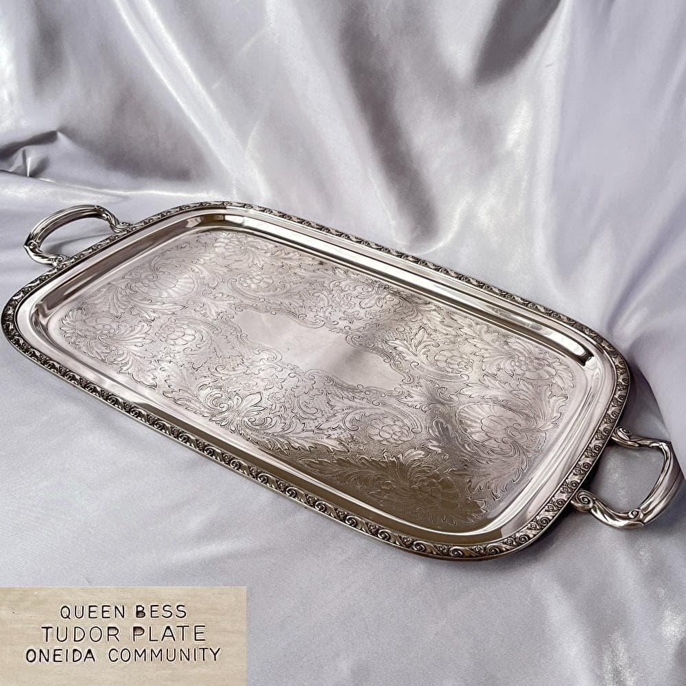 【Queen Bess 】ティーサービス 5点 ティー/コーヒーポット トレー