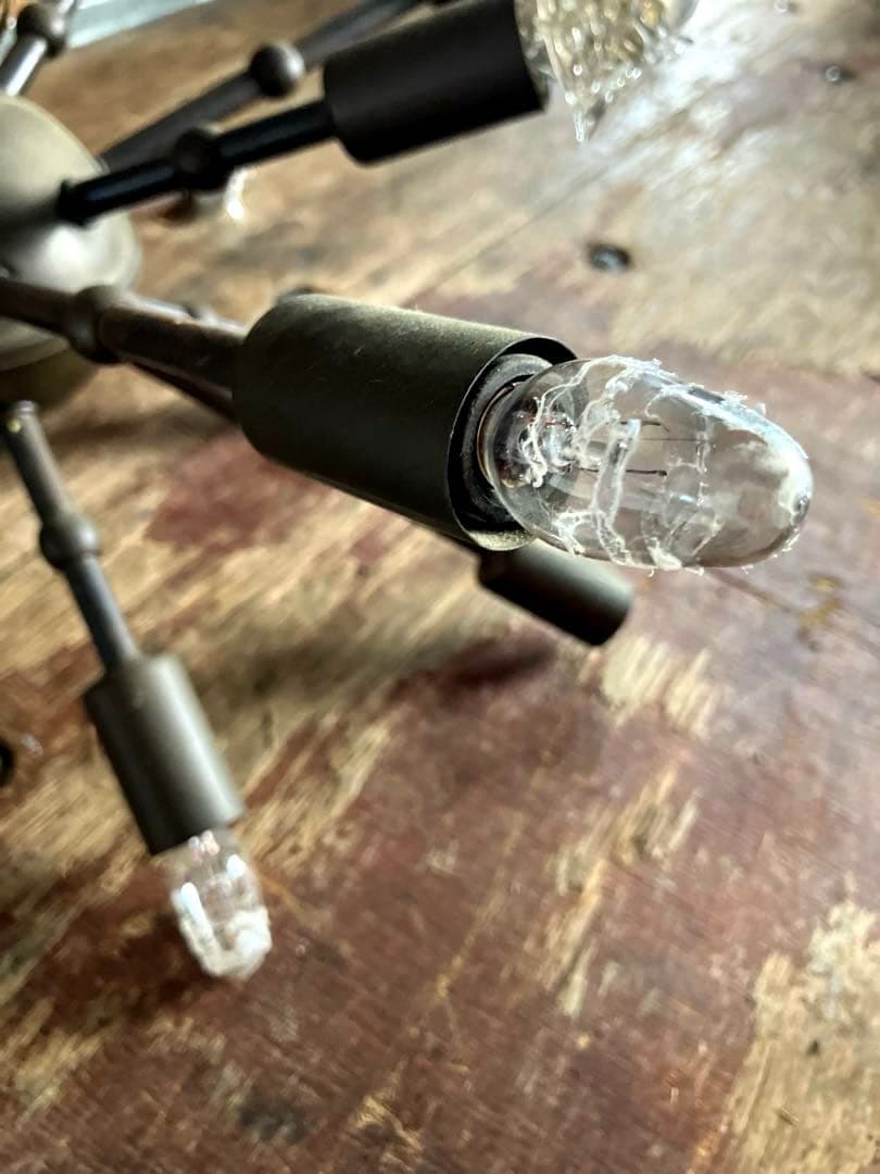 超レアヴィンテージスプートニクランプ16灯/50s1950年代ＵＳＡ