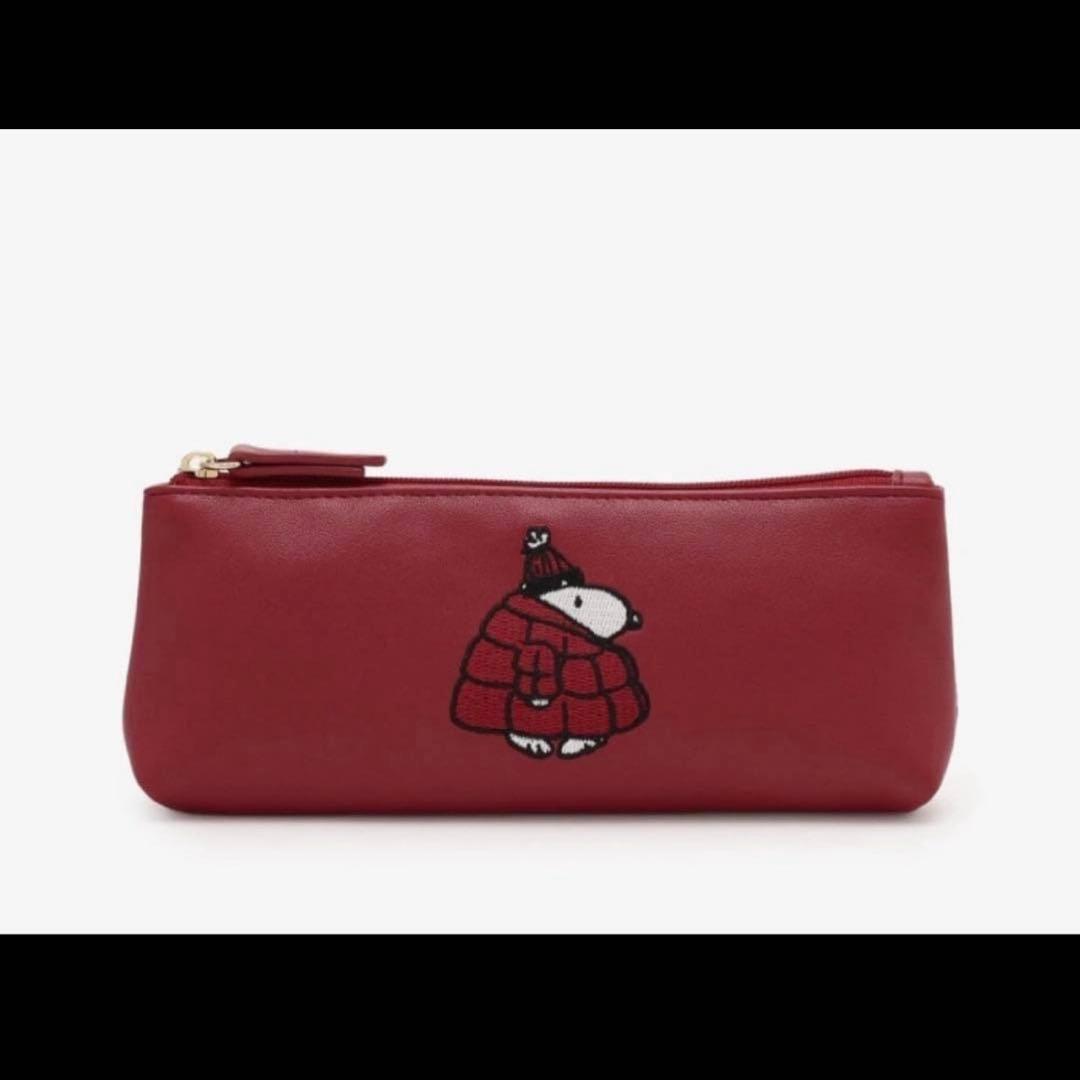 スヌーピー アフタヌーンティーコラボ ペンケース ダウン ピーナッツ