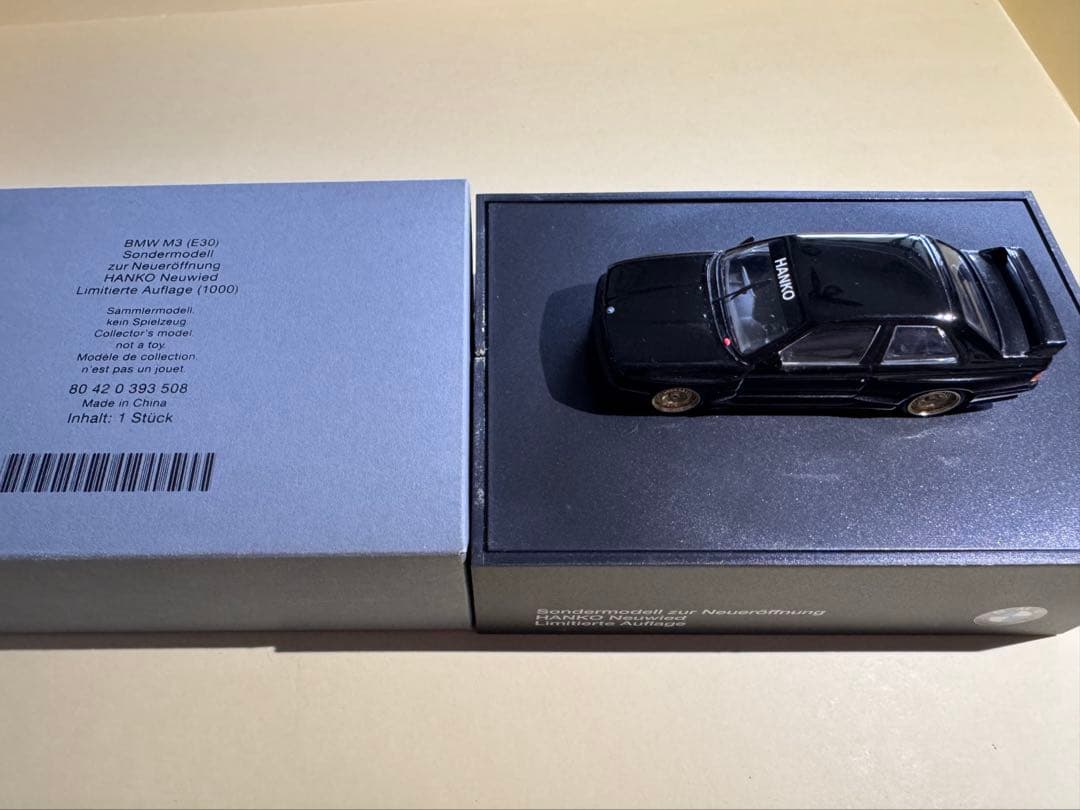 BMW M3 ミニカー 1/43ブラック