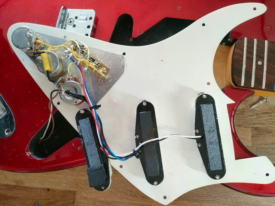 AriaPro II Fullerton エレキギター レッド アリアプロ2